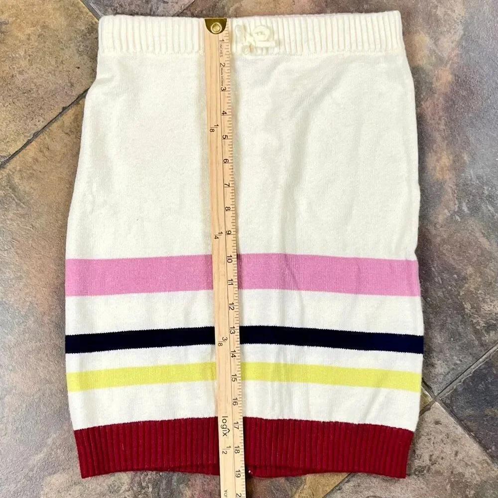 New! NWT BCBG Girls Striped Sweater Skirt Set XL